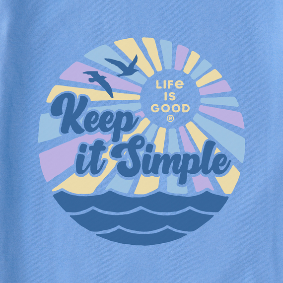 Women's Life Is Good Keep It Simple Crusher Lite Tee