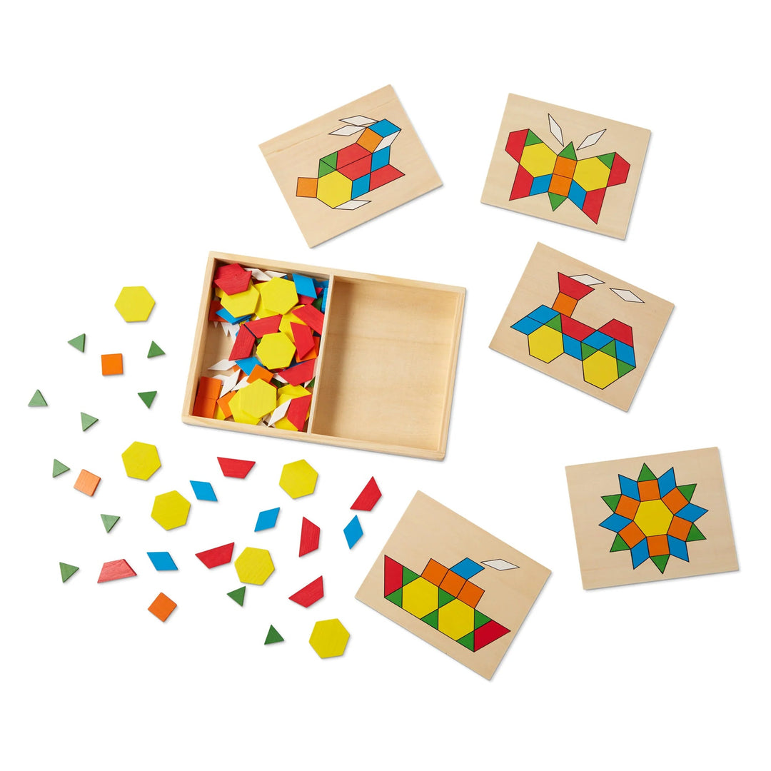 Wooden Pattern Blocks & Boards