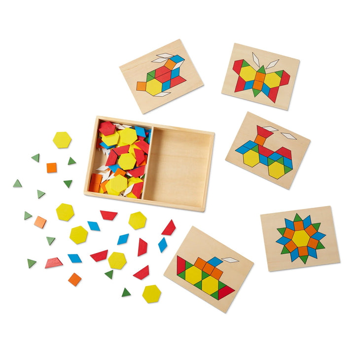 Wooden Pattern Blocks & Boards