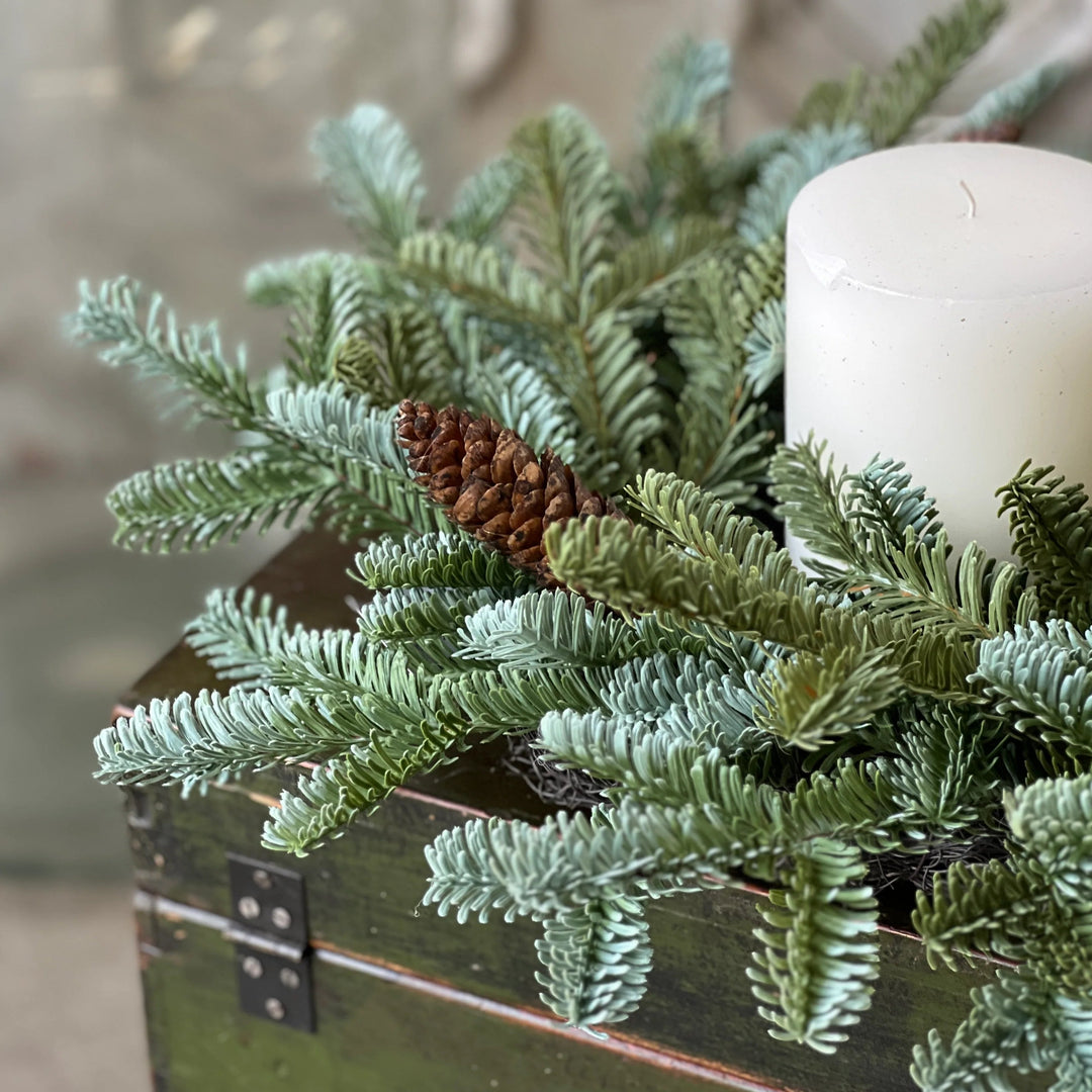 Evergreen Tapestry Candle Ring