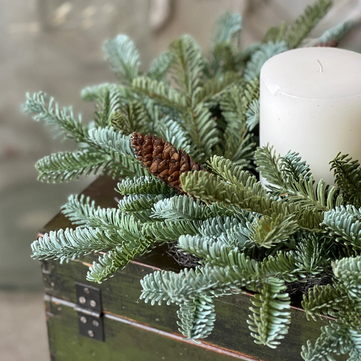 Evergreen Tapestry Candle Ring