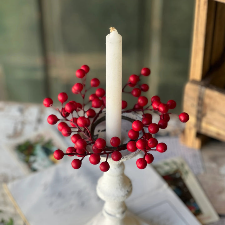 Matte Weatherproof Berry Candle Ring