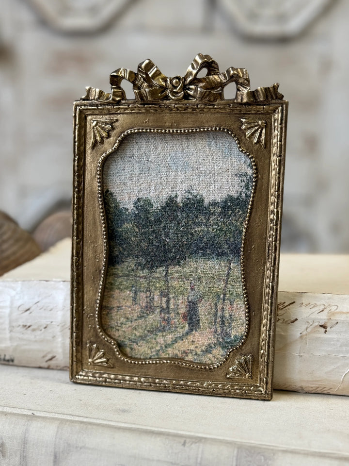 Beneath The Open Sky Bow Framed Print