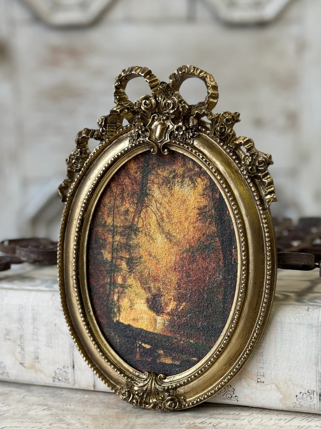 Sunwashed Horizon Bow Framed Print