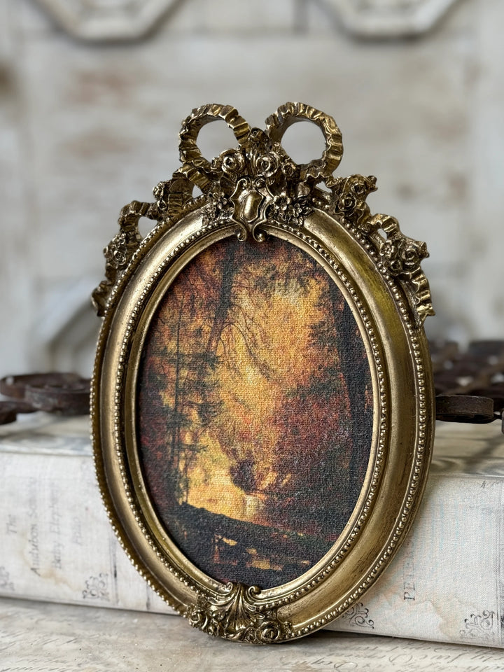 Sunwashed Horizon Bow Framed Print