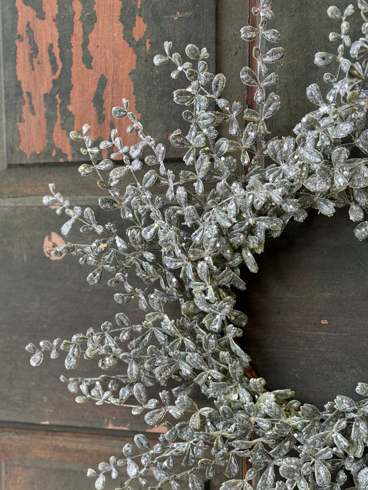 Glitter Gleam Greens Wreath
