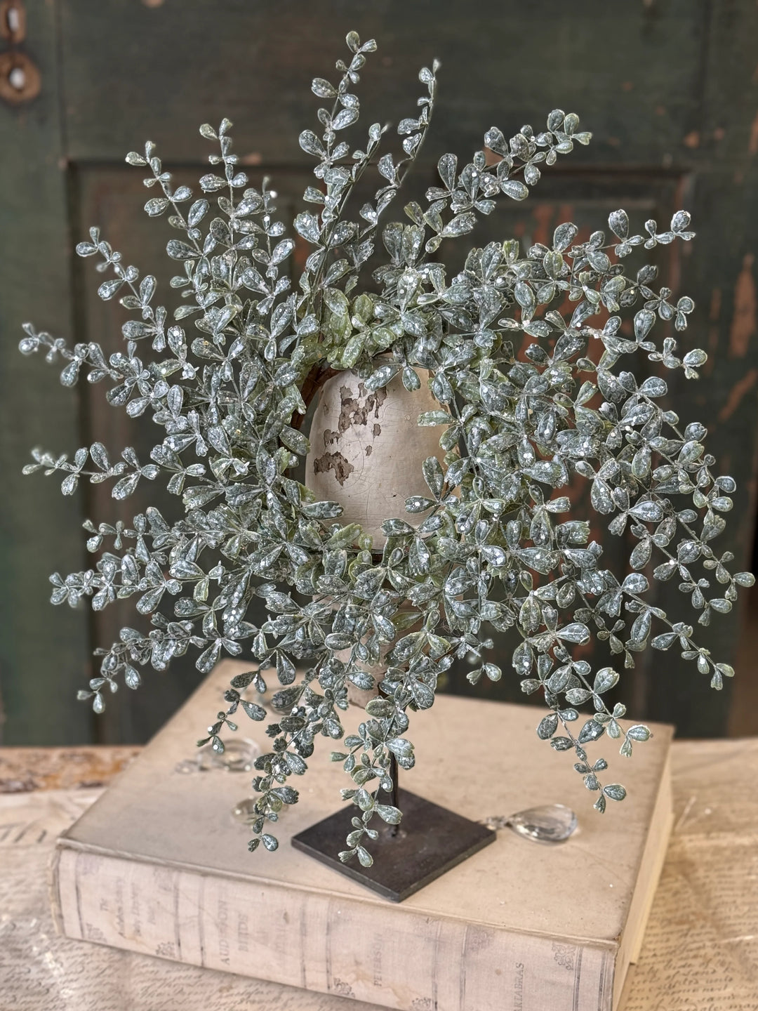 Glitter Gleam Greens Candle Ring