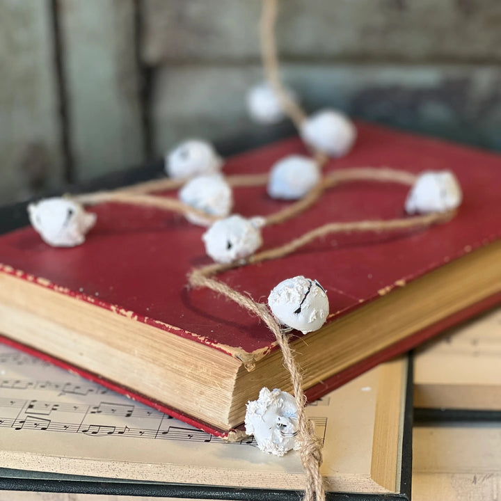 Snowy White Bell Garland