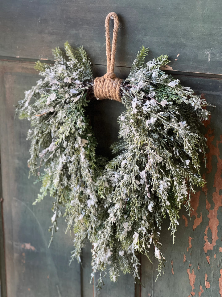 Prismatic Greens Wreath