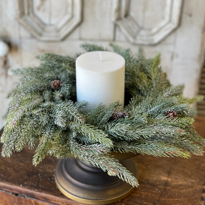 Frosted White Spruce Wreath