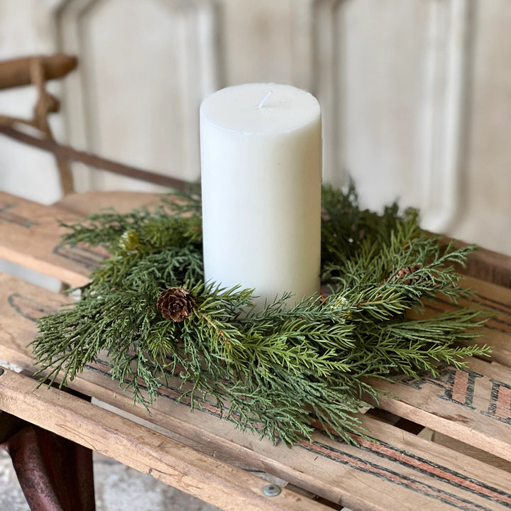Elevated Spruce Candle Ring