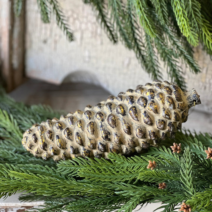 Nature's Golden Pinecone