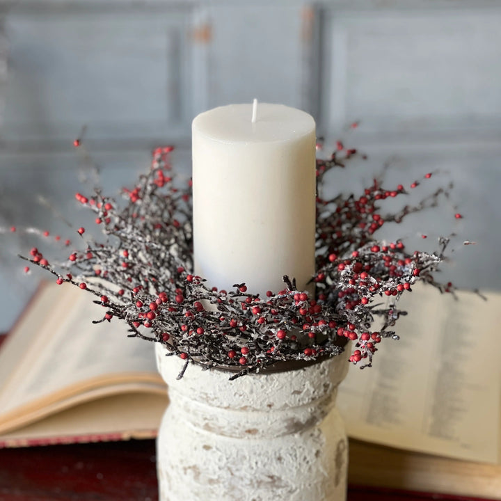 Star Struck Berry Branch Candle Ring