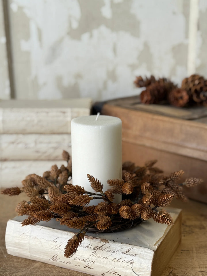 Plethora Pinecones Candle Ring