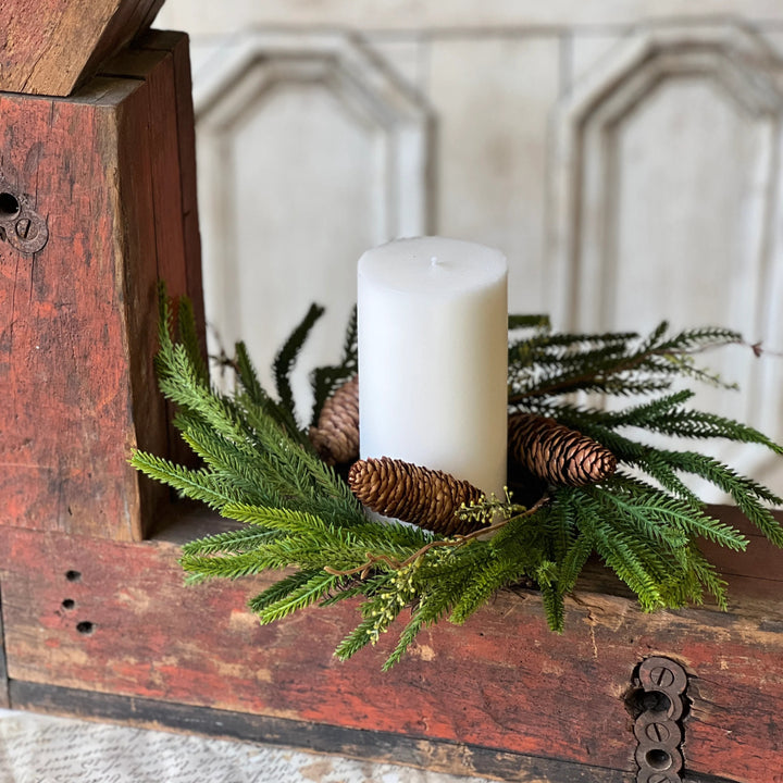Pencil Pine Candle Ring