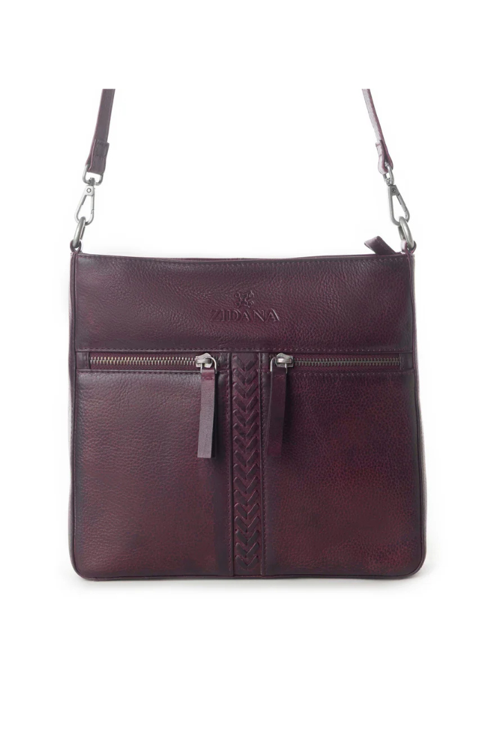Zidana El Paso Twin Leather Crossbody