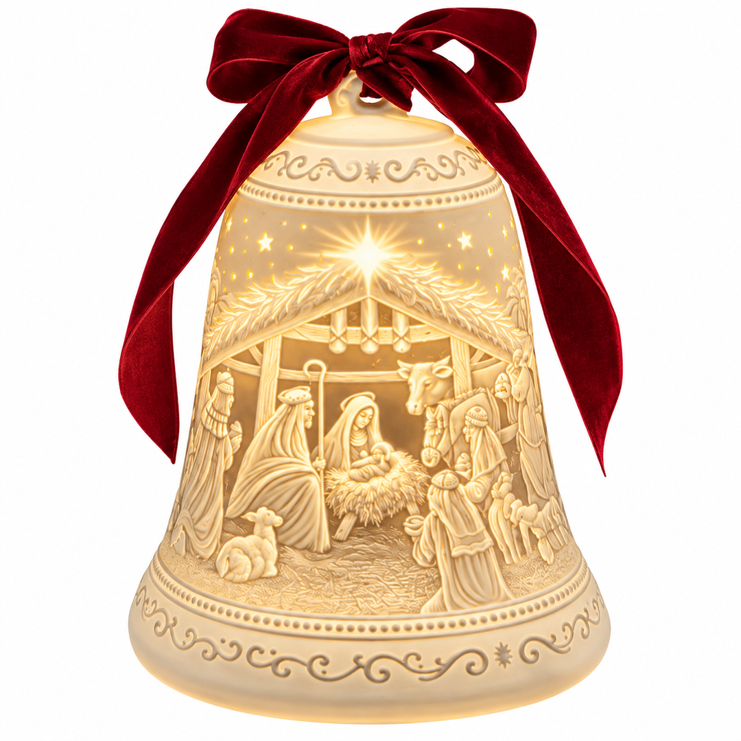 Nativity Scene Bell Ornament