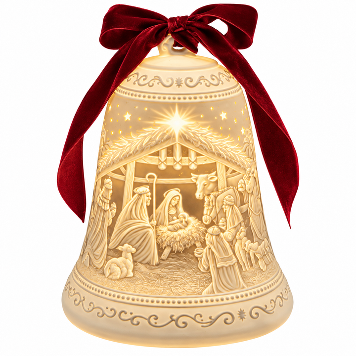 Nativity Scene Bell Ornament