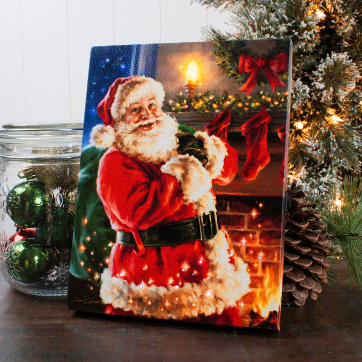Twas the Night Before Lighted Canvas