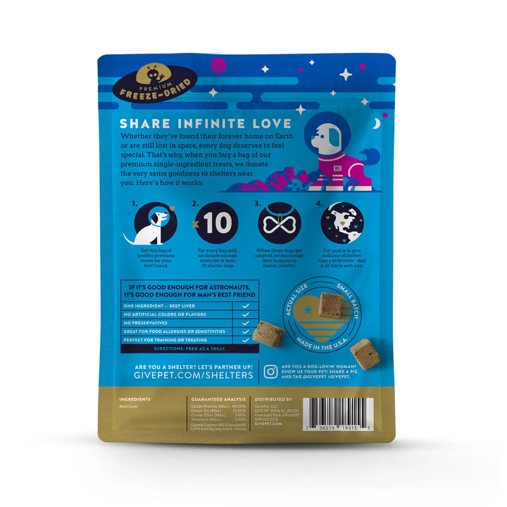 Givepet Space Cowboy Dog treats