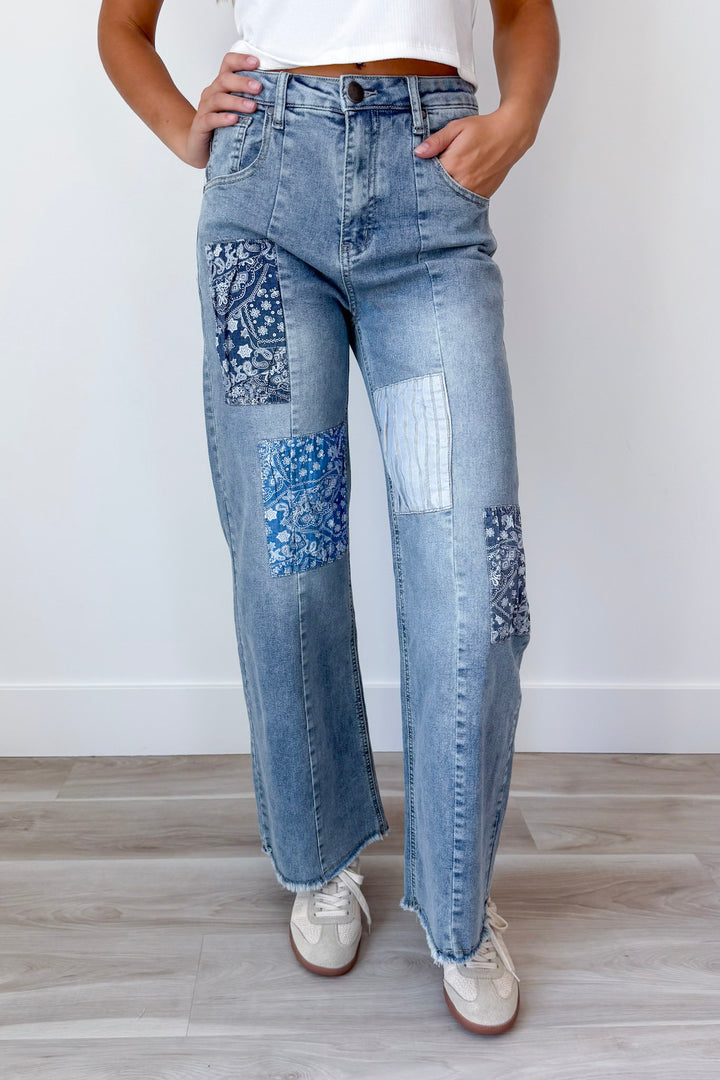 Easel Time Flies Denim
