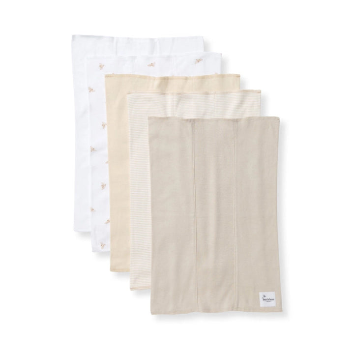 Burt's Bees Organic Burp Cloth Set