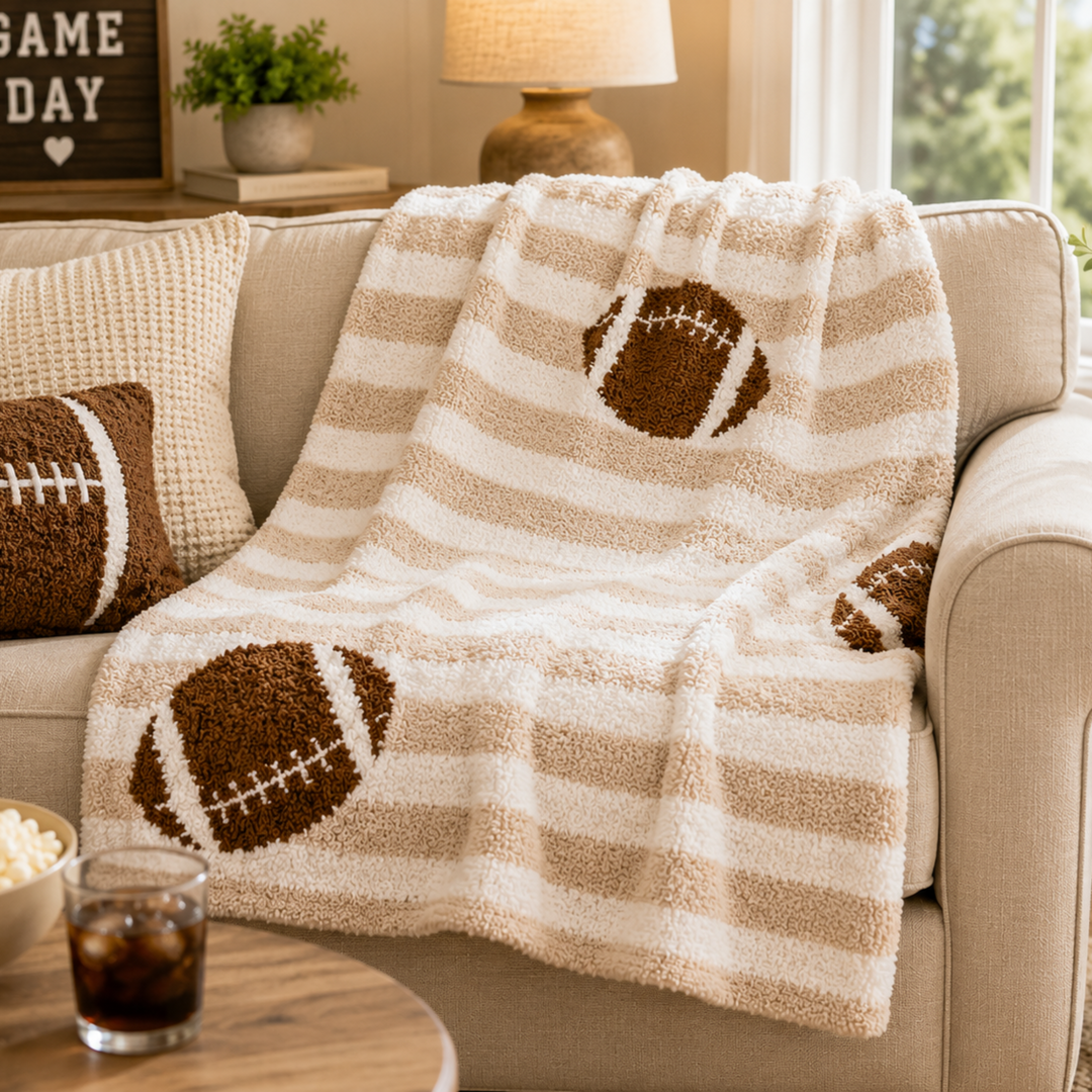 Tailgate Chenille Blanket