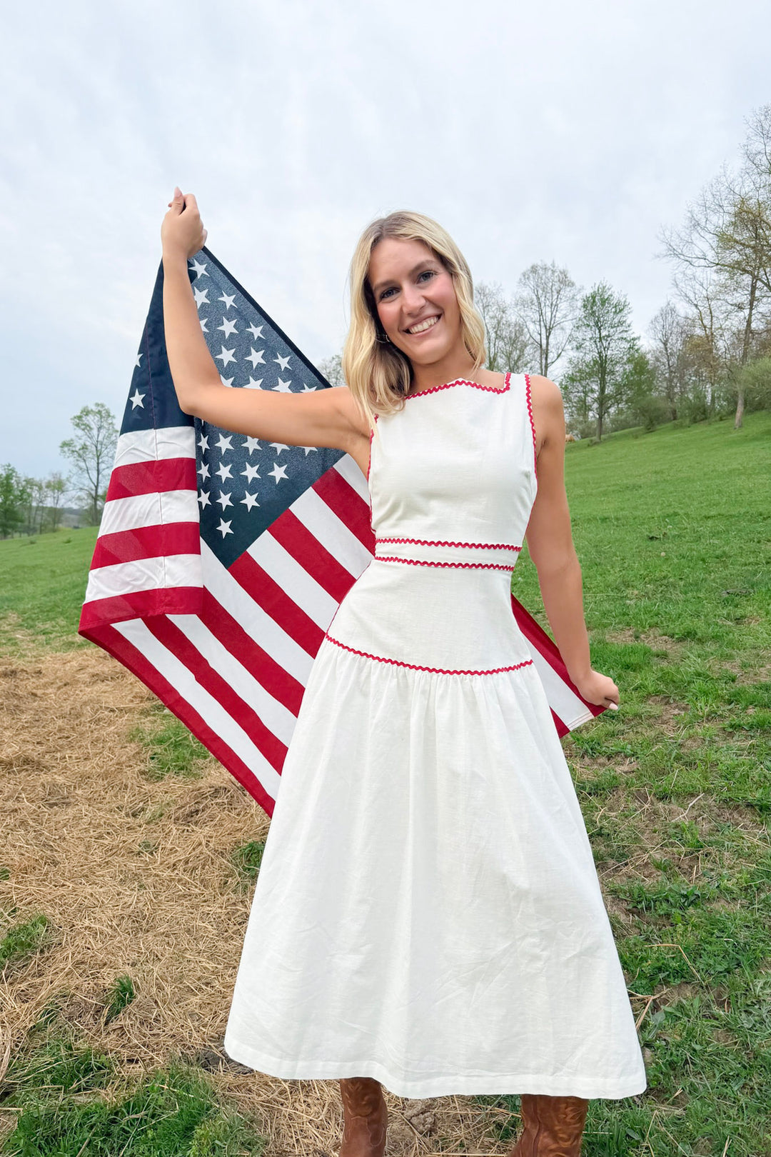 Red White Pride Dress