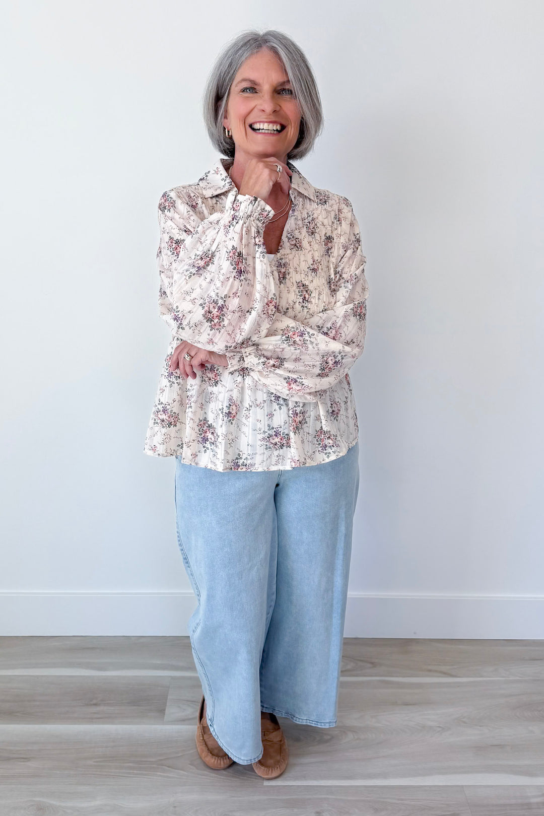 Subtle Bloom Top