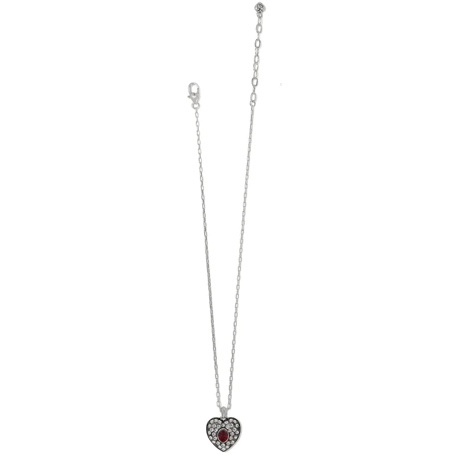 Brighton - Adela Red Heart Mini Necklace