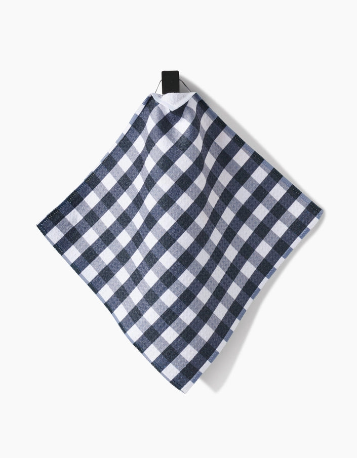 Geometry Midnight Flannel Dishcloth Set