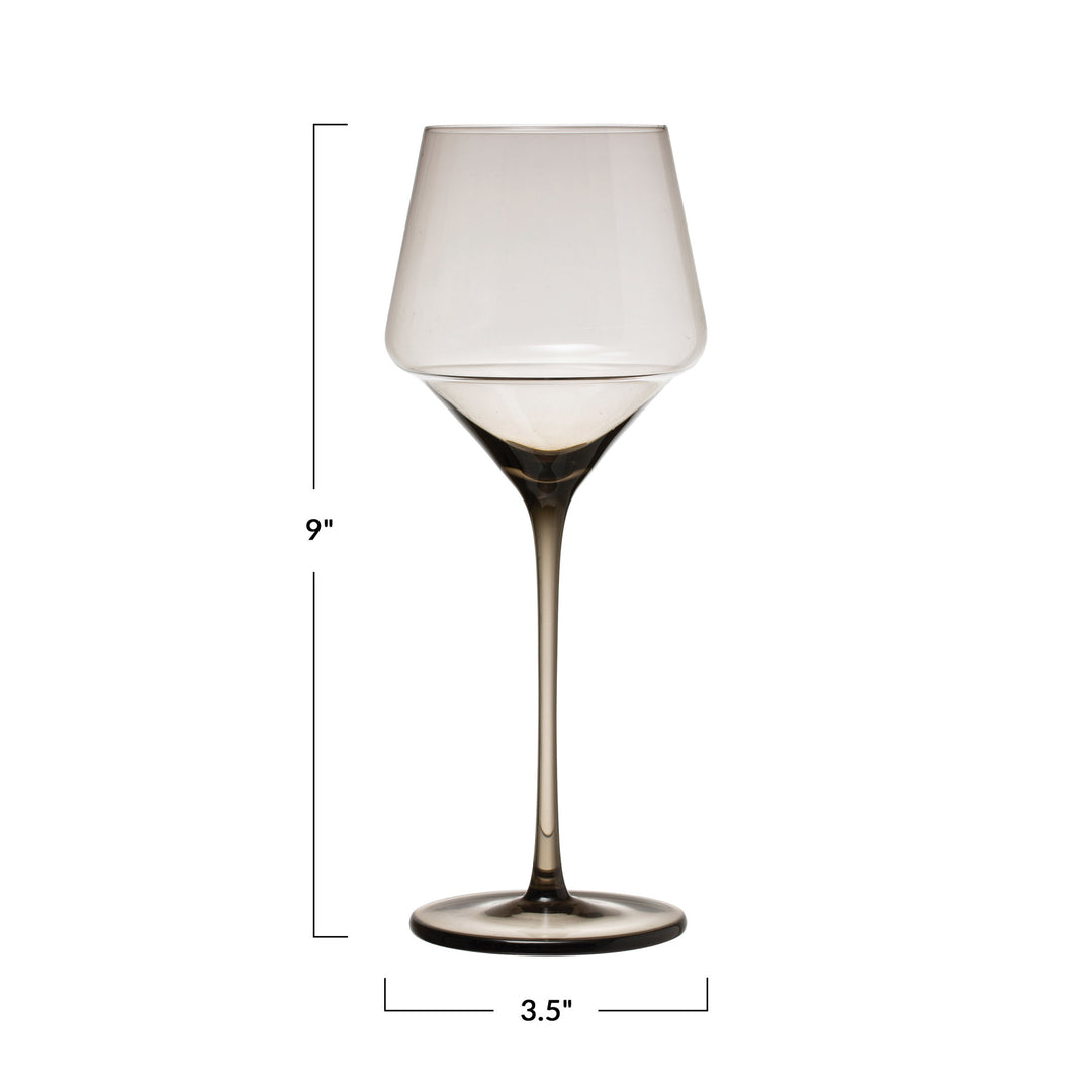 Wine Glass Smoke Color