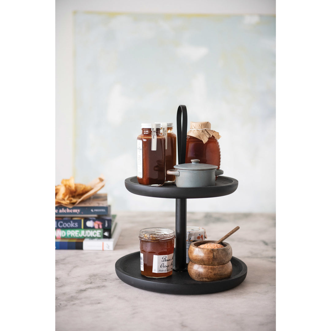 Mango Wood Condiment Serving Set