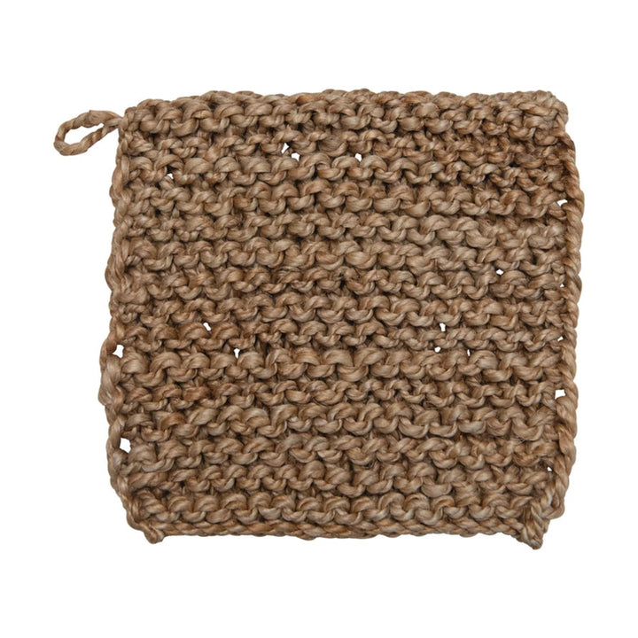 Jute Crocheted Pot Holder