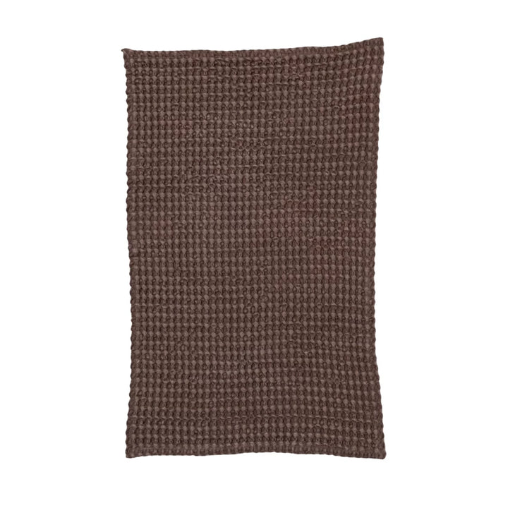 Aubergine Waffle Weave Dishtowel