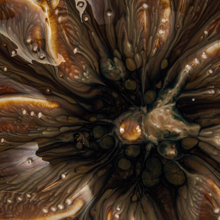 Stoneware Flower Bowl