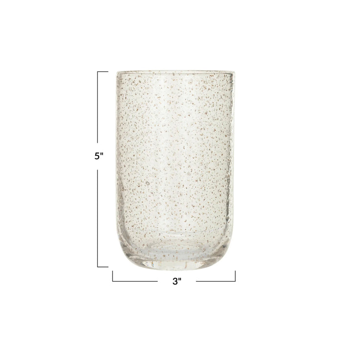 Gold Flecked Drinking Glass