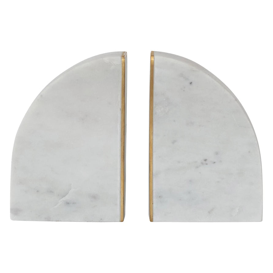 Marble Column Bookends
