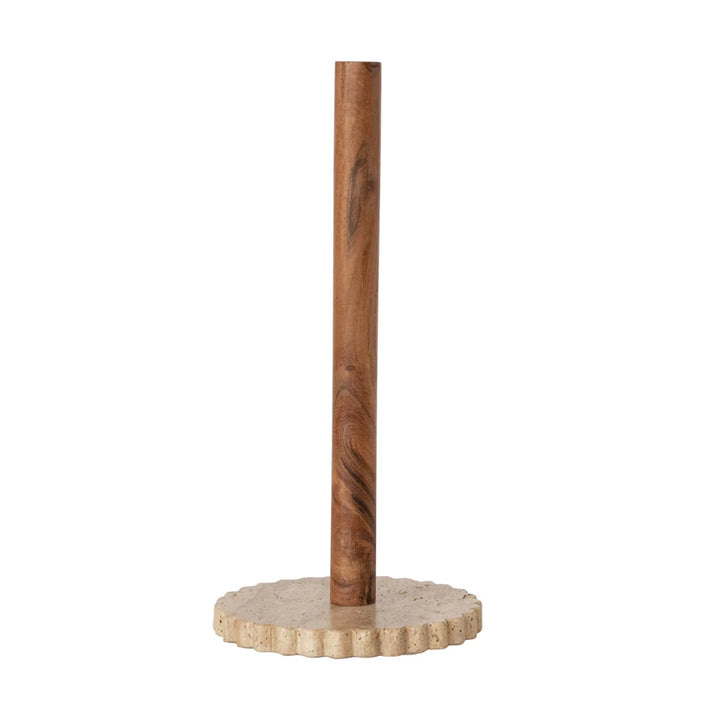 Wood Paper Towel Holder
