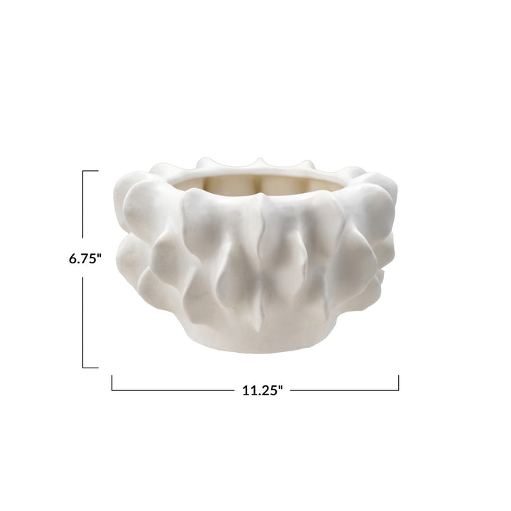 Stoneware Sculptural Planter