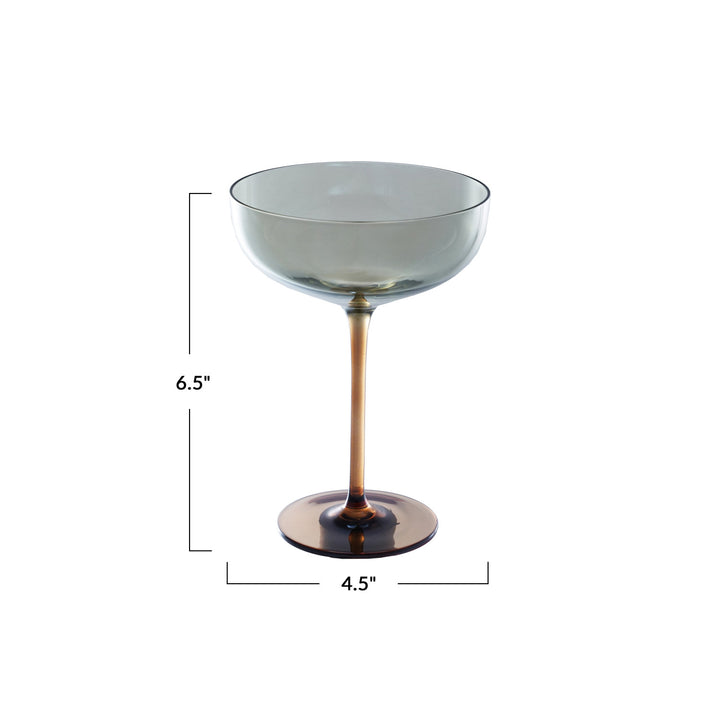 Iridescent Martini Glass