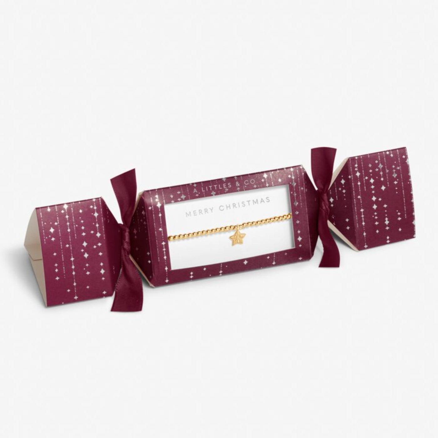 Merry Christmas Star Cracker Box Bracelet