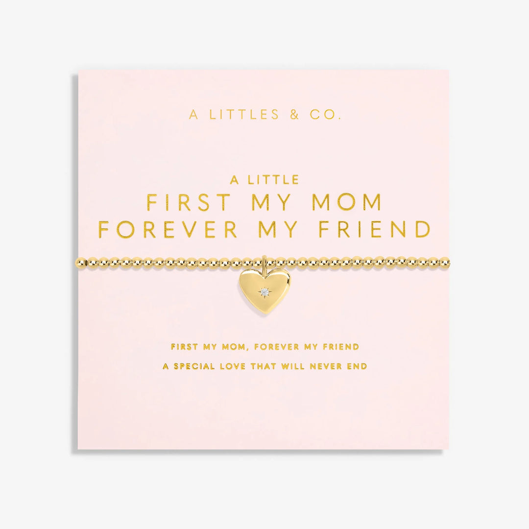 A Little "First My Mom Forever My Best Friend" Bracelet