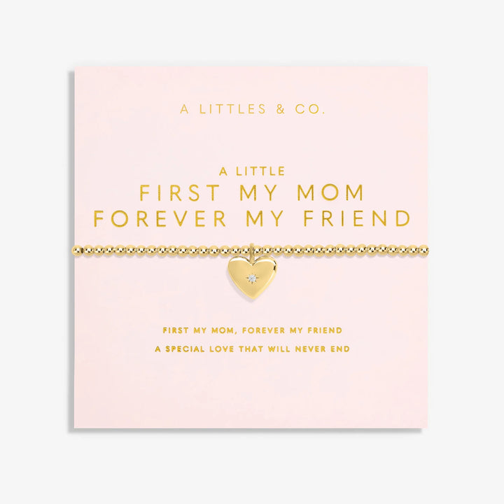 A Little "First My Mom Forever My Best Friend" Bracelet