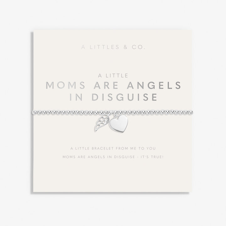 A Little Moms Are Angels In Disguise Bracelet