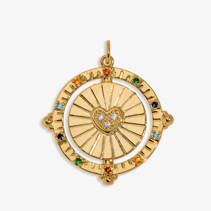 Gold Large Charm
