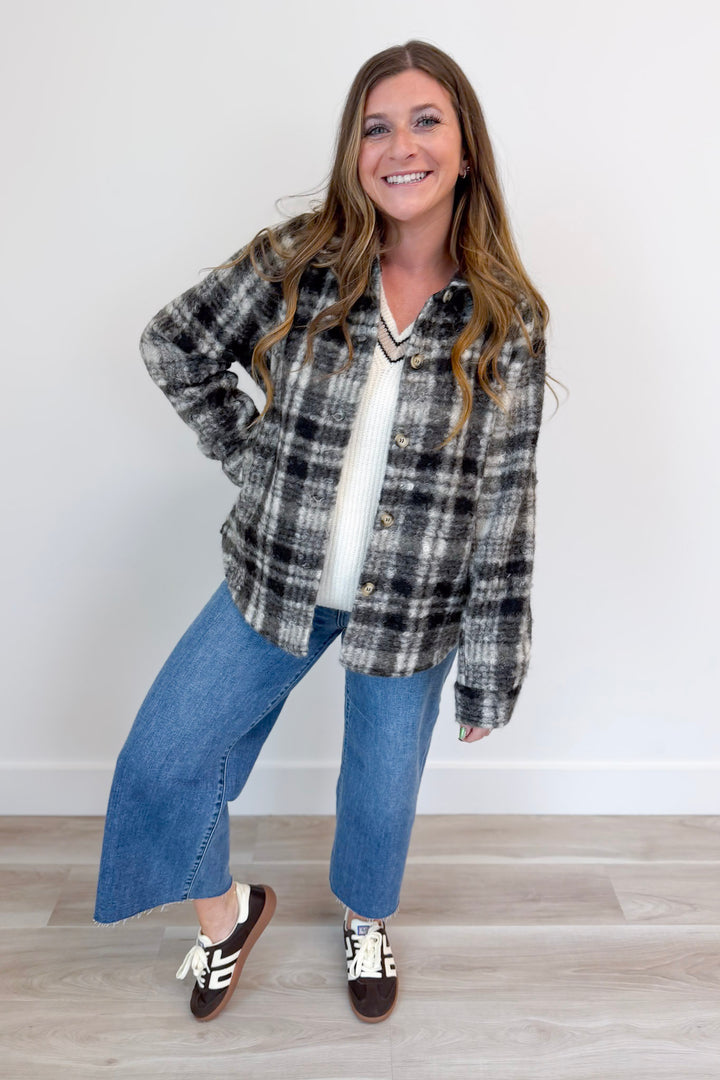 Chic Contrast Jacket