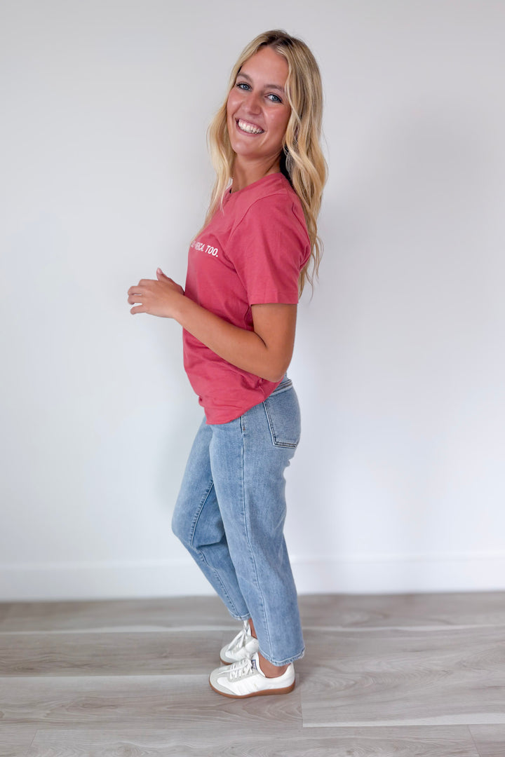 Loves Jesus + America Top