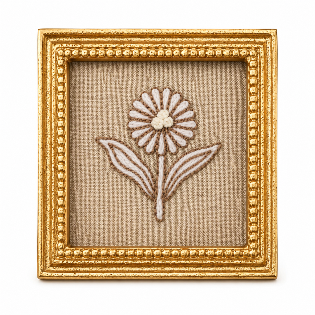 Gold Framed Flower