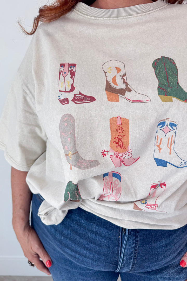 Cowgirl Kicks Tee Curvy